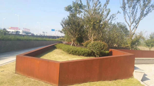 丛台耐候钢挡土墙